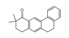 10,10-Dimethyl-5,6,8,9,10,11-hexahydro-benzanthracen-11-on Structure