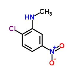 2-Chloro-N-methyl-5-nitroaniline结构式