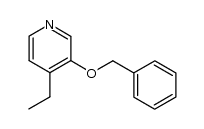 3-Benzyloxy-4-ethylpyridine Structure
