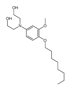2-[N-(2-hydroxyethyl)-3-methoxy-4-octoxyanilino]ethanol Structure