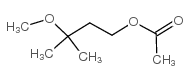 乙酸3-甲氧基-3-甲基丁酯结构式