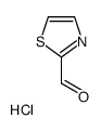 1,3-thiazole-2-carbaldehyde,hydrochloride结构式