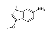 3-甲氧基-1H-吲唑-6-胺结构式