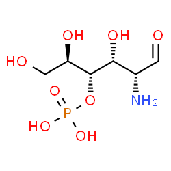 glucosamine 4-phosphate Structure