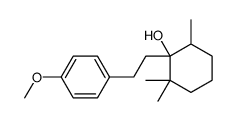 1-[2-(4-methoxyphenyl)ethyl]-2,2,6-trimethylcyclohexan-1-ol结构式