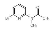 N-(6-溴吡啶-2-基)-N-甲基乙酰胺结构式