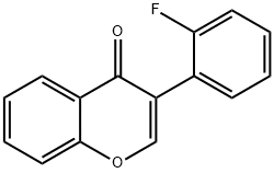 3-(2-fluorophenyl)-4H-chroMen-4-one结构式