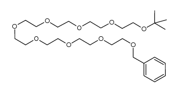 PEG8 benzyl tert-butyl ether Structure
