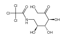 N-trichloroacetyl-6-amino-6-deoxy-L-sorbose Structure