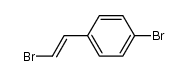 1‐bromo‐4‐[(E)‐2‐bromoethenyl]benzene Structure
