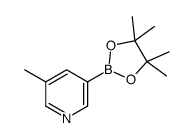3-甲基-5-(4,4,5,5-四甲基-1,3,2-二氧杂硼烷-2-基)吡啶结构式