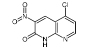 5-chloro-3-nitro-1,8-naphthyridin-2(1H)-one Structure