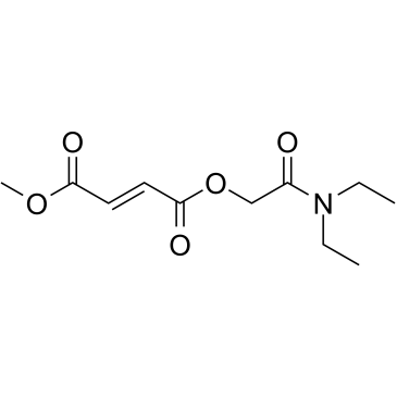 Tepilamide fumarate structure