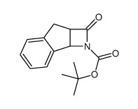N-tert-Butoxycarbonylamino-3,4-benzo-6-azabicyclo[3.2.0]heptan-7-one结构式