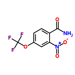 2-Nitro-4-(trifluoromethoxy)benzamide Structure