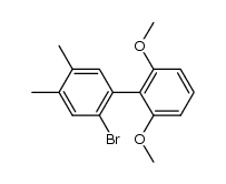 2-bromo-2',6'-dimethoxy-4,5-dimethylbiphenyl结构式