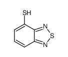 4-mercaptobenzo-2,1,3-thiadiazole结构式