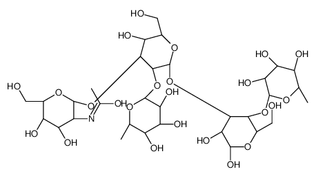 异A-五糖结构式