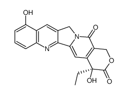 7-乙基-10-羟基喜树碱结构式