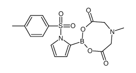 1-(对甲苯磺酰基)吡咯-2-硼酸甲基亚氨基二乙酸酯结构式