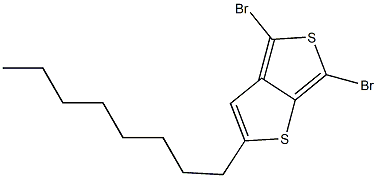 4,6-二溴-2-辛基噻吩并[3,4-B]噻吩结构式