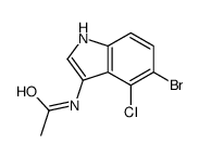 N-(5-Bromo-4-chloro-1H-indol-3-yl)acetamide Structure