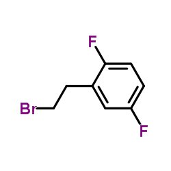2-(2-Bromoethyl)-1,4-difluorobenzene结构式