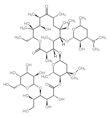 乳糖酸克拉霉素结构式
