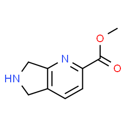 6,7-二氢-5H-吡咯并[3,4-b]吡啶-2-羧酸甲酯结构式