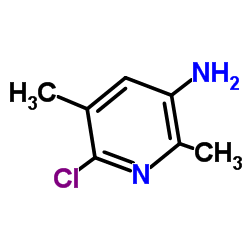 6-chloro-2,5-dimethylpyridin-3-amine Structure