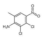2,3-dichloro-6-methyl-4-nitroaniline structure
