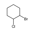 1-bromo-2-chlorocyclohexane Structure
