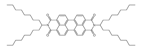 N,N'-bis(1-octylnonyl)-perylene-3,4,9,10-tetracarboxylic diimide Structure
