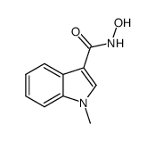 N-hydroxy-1-methyl-1H-indole-3- carboxamide Structure