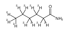 6,6,6,5,5,4,4,3,3,2,2-d11-hexanamide结构式