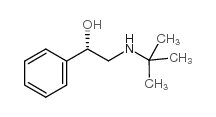 (S)-(+)-2-叔丁基胺基-1-苯基乙醇结构式