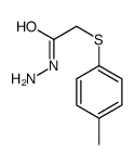 2-[(4-甲基苯基)硫代]乙酰肼结构式