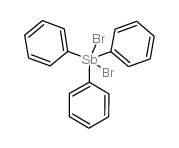 Antimony,dibromotriphenyl- structure