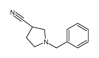 (R)-1-Benzyl-3-pyrrolidinecarbonitrile Structure