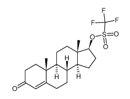 testosterone triflate Structure