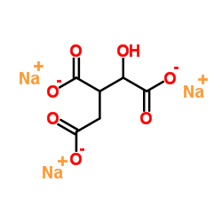 Trisodium 3-carboxylato-2,3-dideoxypentarate Structure