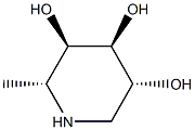 (2R,3R,4S,5R)-2-甲基-3,4,5-哌啶三醇结构式