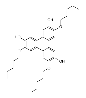 3,7,10-tripentoxytriphenylene-2,6,11-triol Structure