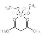 Niobium,dichlorodimethoxy(2,4-pentanedionato-O,O')- (9CI) structure