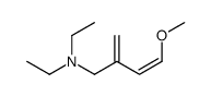 N,N-diethyl-4-methoxy-2-methylidenebut-3-en-1-amine结构式