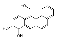 12-(hydroxymethyl)-7-methyl-8,9-dihydrobenzo[a]anthracene-8,9-diol结构式