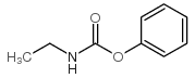 Ethylcarbamic acid phenyl ester结构式