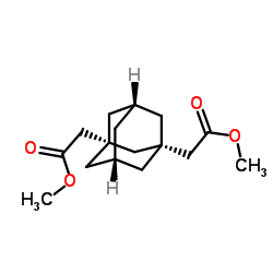 dimethyl 1,3-adamantanediacetate Structure