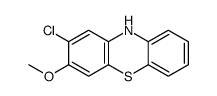 2-chloro-3-methoxy-10H-phenothiazine结构式