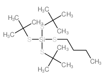 Thiosilicic acid (H4SiS4), butyl tri-tert-butyl ester结构式